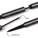 Julep Brow 101 Waterproof Definer Makeup Eyebrow Pencil and Tinted Gel, Dark Brown Julep