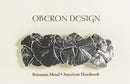 Ginkgo Hair Clip, Hand Crafted Metal Barrette Made in the USA with a Medium 70mm Clip by Oberon Design Oberon Design