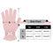 EvridWear Beauty Cotton Gloves with Touchscreen Fingers for SPA, Eczema, Dry Hands, Hand Care, Day and Night Moisturizing, 3 Sizes in Feather or Light Weight (6 pair S/M, Feather Weight Pink Color) Evridwear