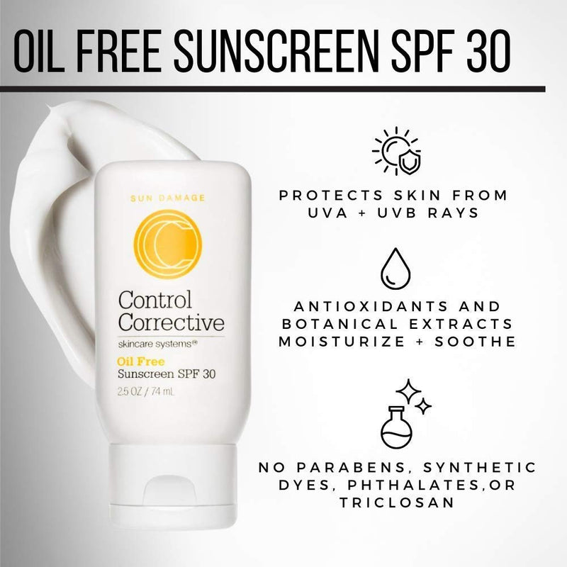 CONTROL CORRECTIVE Oil Free Sunscreen & Crystal C Serum Combo, Anti Aging, Brighten Skin martinandmark.com