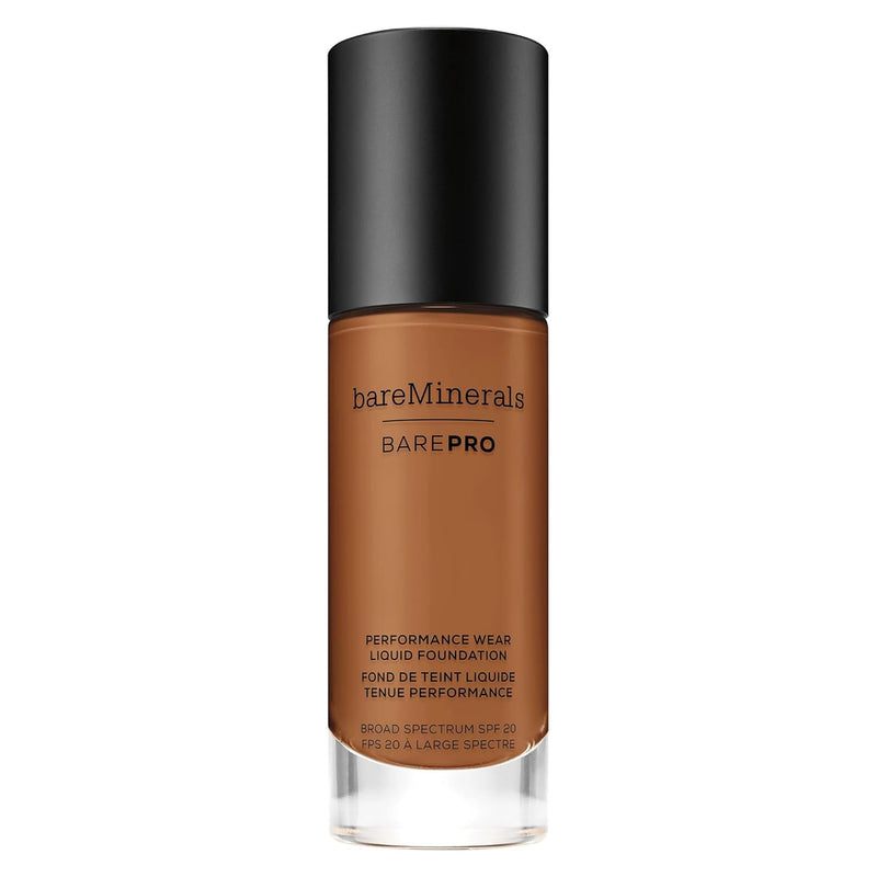 bareMinerals Barepro Performance Wear Liquid Foundation SPF 20, Breathable Makeup for Face, Full Coverage, 24HR Wear, Natural Matte Finish, Vegan Infinity Warehouse