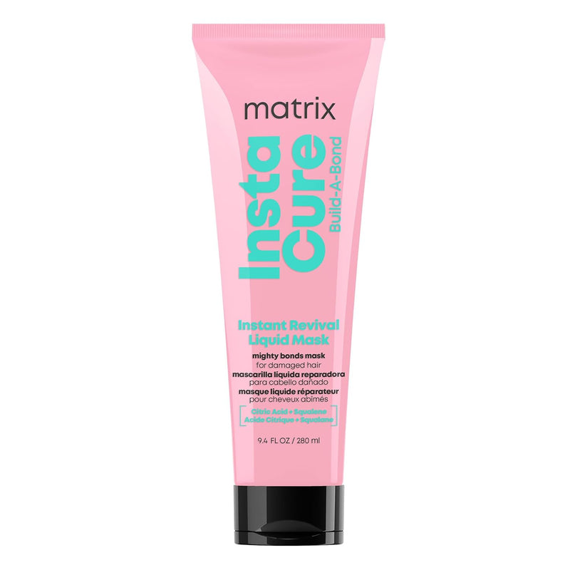 Matrix Instacure Build-A-Bond Instant Revival Liquid Mask - Repairs Very Damaged Hair, Citric Acid & Squalane, Softens & Smooths, Vegan & Sulfate-Free, 280ml Infinity Warehouse
