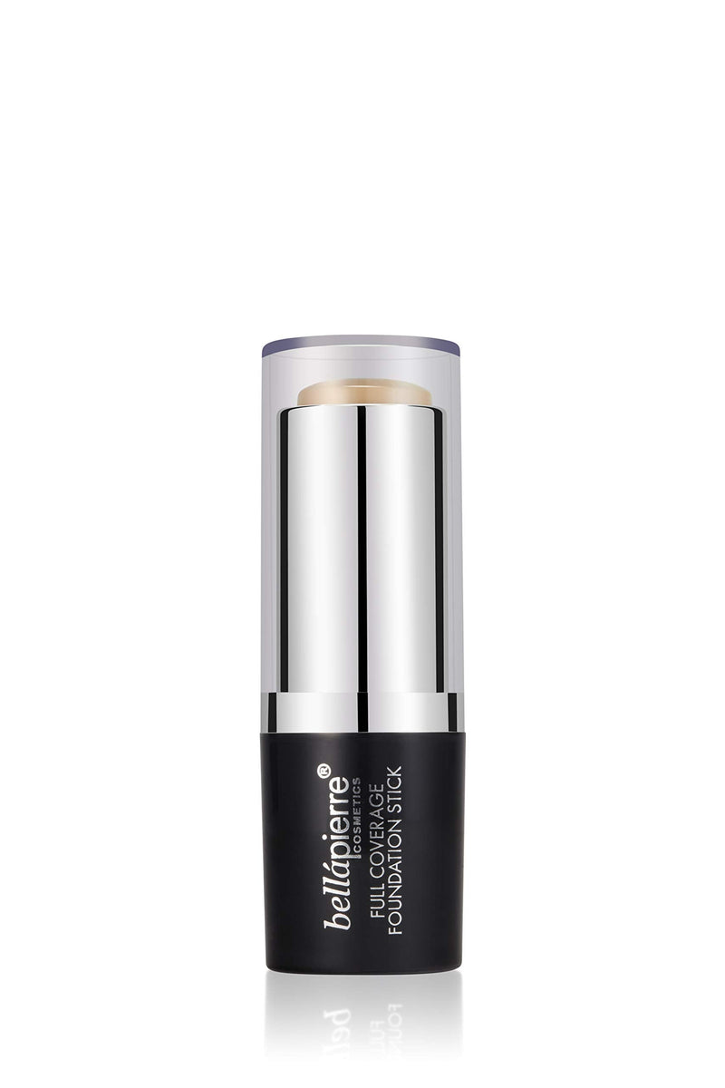 bellapierre Foundation Stick | Smooth, Flawless Satin Finish | Sheer Coverage | Conceals Pores and Imperfections | Non-Toxic and Paraben Free | Great for Travel Compact Tube - 0.35 Oz. (Light) bellapierre