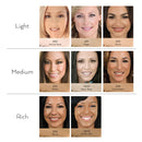 Emani Flawless Matte Powder Foundation - Medium to Full Coverage, Lightweight & Nourishing - Crease-Free & Non-Caking Finish - 12 Grams, Linen (Light Neutral) Emani