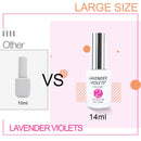 Dip-Powder Gel-Liquid-Set with Activator, Base-Top Gel and Brush Savor 0.5oz/Bot Dipping-Powder Acrylic-Nail Manicure Pedicure J775 Lavender Violets