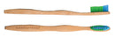 Bamboo Toothbrush - Adult - Soft Bristle - BPA Free Nylon Bristles - Eco-Friendly, Biodegradable, Compostable, Vegan by WooBamboo! Woobamboo