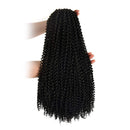 Niseyo 7 Packs Passion Twist Hair 24 Inch Ombre Water Wave Crochet Hair for Passion Twist Crochet Hair Long Bohemian Locs Braiding Hair Extensions (7Packs 1