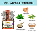 The Dirt Gluten & Fluoride Free Tooth Powder with Essential Oils | No Added Sweeteners or Artificial Flavors - Available in 3 Flavours (Cinna Mint, 6 Month Supply) The Dirt
