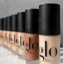 Glo Skin Beauty Luminous Liquid Mineral Foundation Makeup with SPF 18 (Naturelle) - Improves Uneven Skin Tone, Smooths & Corrects Imperfections, Sheer to Medium Coverage, Dewy Finish Infinity Warehouse