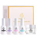 Beetles Clear Dip Powder Kit Base-Top Coat, Activator, and Brush Savor Dipping Powders Essentials Kit (Steps 1-4), 0.5oz/Bot Dipping-Powder Acrylic Nail Manicure Pedicure beetles Gel Polish