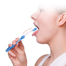 2 Pack Tongue Scraper, Tongue Cleaner Brush for Adults Tongue Scrubber for Better Breath (Green&Blue) Ceonam