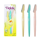 Tinkle Eyebrow Razor, 3ct per pack (1pk) Dermaplaning Razor Tool | Skincare Party Favors | Dermaplaning Tools DORCO