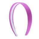 1 Inch Satin Hard Headband (Violet) Motique Accessories