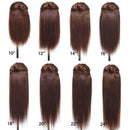 Double Weft 100% Remy Human Hair Clip in Extensions Full Head Thick Thickened Long Soft Straight 8pcs 18clips 20" / 20 inch 150g