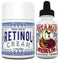 LilyAna Naturals Retinol Cream Moisturizer 1.7 Oz and Vitamin C Serum 1 Oz Bundle - For Face and Eyes, Men and Women - Daily use for Acne, Anti Wrinkle, Anti Aging, Fades Age Spots and Sun Damage LilyAna Naturals