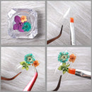 UOONY 2 Boxes Dried Flowers Resin Supplies, 24 Colors 3D Mini Real Natural Flowers Sticker for Nail Art with Tweezers for Tips Manicure Decor UOONY