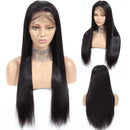 Flady 4/27 Lace Front Human Hair Wigs for Black Women 150% Density Highlight Straight HD Transparent Lace Wig Human Hair Pre Plucked Bleached Knots Flady