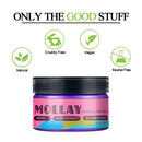 MOLLAY Wash Out Temporary Hair Color Wax Purple (10 Colors) Vegan, Cruelty-free MOLLAY