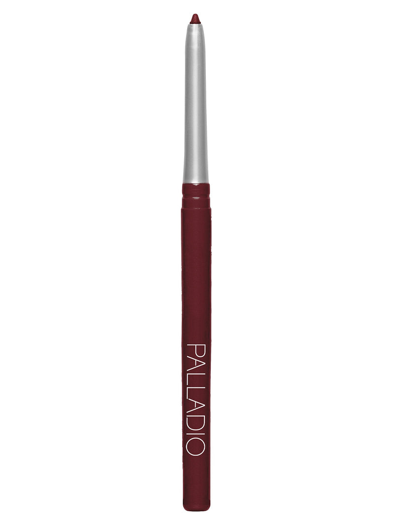 Palladio, Retractable Waterproof Lip Liner High Pigmented and Creamy Color Slim Twist Up Smudge Proof Formula with Long Lasting All Day Wear No Sharpener Required, Black Berry, 1 Count Palladio