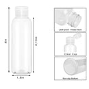 Plastic Travel Bottles,100ml/3.4oz Empty Small Squeeze Bottle Containers for Toiletries With Flip Cap(6 Pack) YICTEK