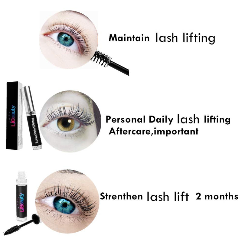 Brow Lamination and Lash Lift Nutrition Clear Eyelash Perm Aftercare Save Burning Eyelash & Eyebrow, Keratin Boost Care Fix Messy Brows/Lashes into Neat Look for 8 Weeks Libeauty