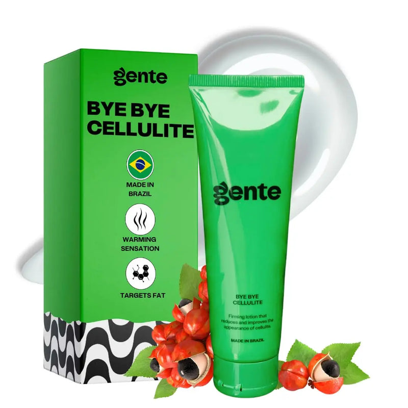 Gente Beauty Bye Bye Cellulite - Firming Lotion - Cellulite Remover, Skin Tightening Cream for Body, Anti Cellulite Cream, Belly Firming Cream, Skin Firming Body Lotion - 4.3FL OZ Infinity Warehouse
