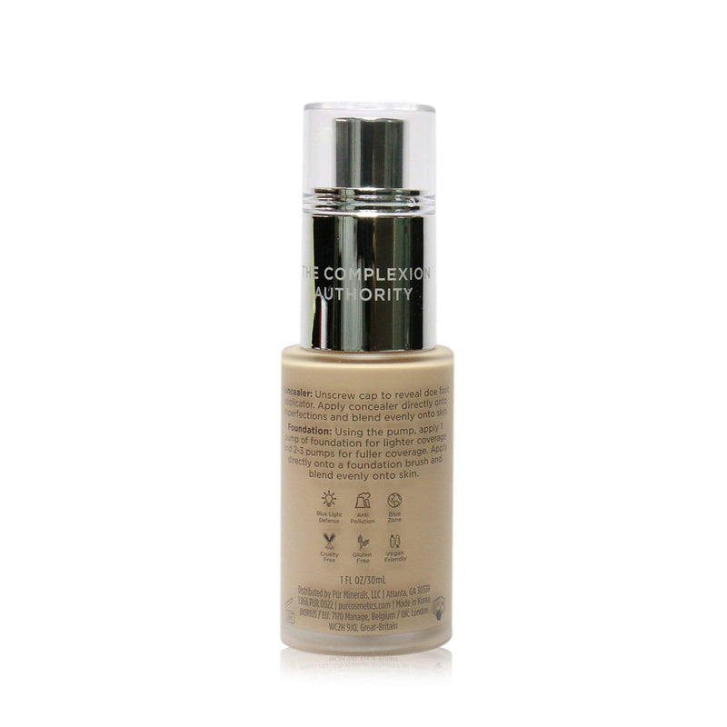 PÜR 4-in-1 Love Your Selfie Longwear Foundation & Concealer In MN1, 1.2 Fl Oz PÜR MINERALS
