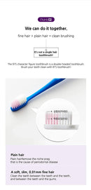 [BTS Official Merchandise] Fans Gift - K-Pop Idols Goods - BTS Character Figure Toothbrush with Convenient Magnetic Holder (Jung Kook) BTS Goods