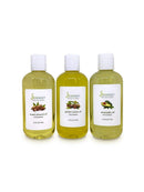 Sweet Almond Oil | Golden Jojoba Oil | Avocado Oil | Pack of 3 | Organic Cold Pressed Unrefined | Carrier for Essential Oils, Moisturizer for Skin, Face & Hair, Soap Making | Sizes are 8OZ Soapeauty