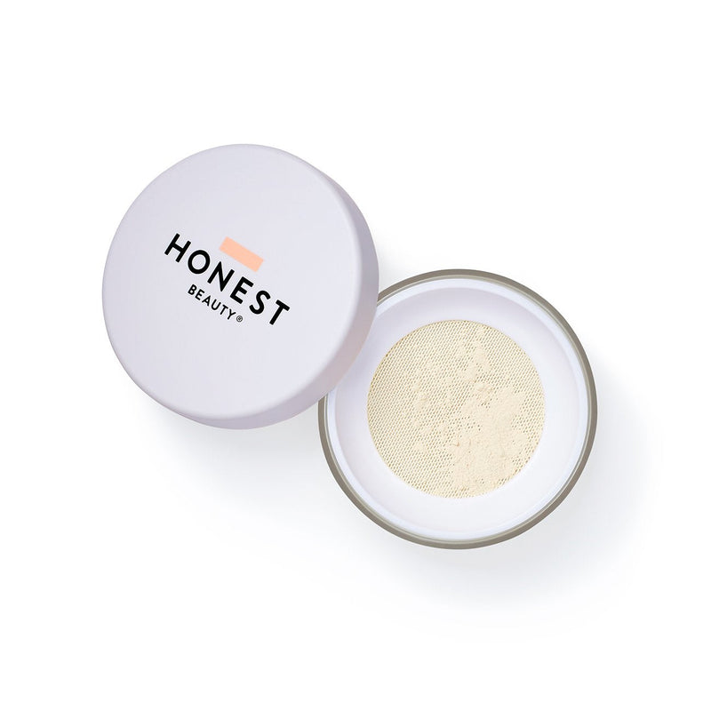 Honest Invisible Blurring Loose Powder | Lightweight Setting Powder | Mattify & Set Makeup |EWG Certified & Dermatologist Tested |Vegan + Cruelty free | .56 oz Honest Beauty