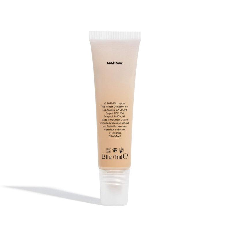 Honest Beauty Honestly Bright Eyes Tinted Eye Cream, Sandstone with Hyaluronic Acid + Squalene| EWG Certified + Dermatologist Tested & Vegan + Cruelty Free | 0.5 fl. oz. Honest Beauty