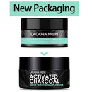 Activated Charcoal Natural Teeth Whitening Powder with Bamboo Brush by Lagunamoon- No Hurt on Enamel or Gum, Alternative to Toothpaste, Strips, Kits, Gels, Upgrade 2021 Formula, 50g/1.76oz Lagunamoon
