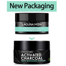 Activated Charcoal Natural Teeth Whitening Powder with Bamboo Brush by Lagunamoon- No Hurt on Enamel or Gum, Alternative to Toothpaste, Strips, Kits, Gels, Upgrade 2021 Formula, 50g/1.76oz Lagunamoon