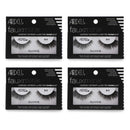 Ardell Faux Mink 811 Black False Lashes, Lightweight with Invisiband, 4 pairs Ardell