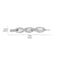 LUX ACCESSORIES Set of 2 Pairs Silver Tone Crisscross Clear Crystal Rhinesones Fashion Hair Pins LUX ACCESSORIES