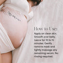 Evereden Soothing Belly Mask for Stretch Marks - 2nd/3rd Trimester Size | 1 pack | Natural Belly Mask for Pregnancy | Clean and Plant Based Pregnancy Skincare | Non-toxic and Fragrance Free Evereden