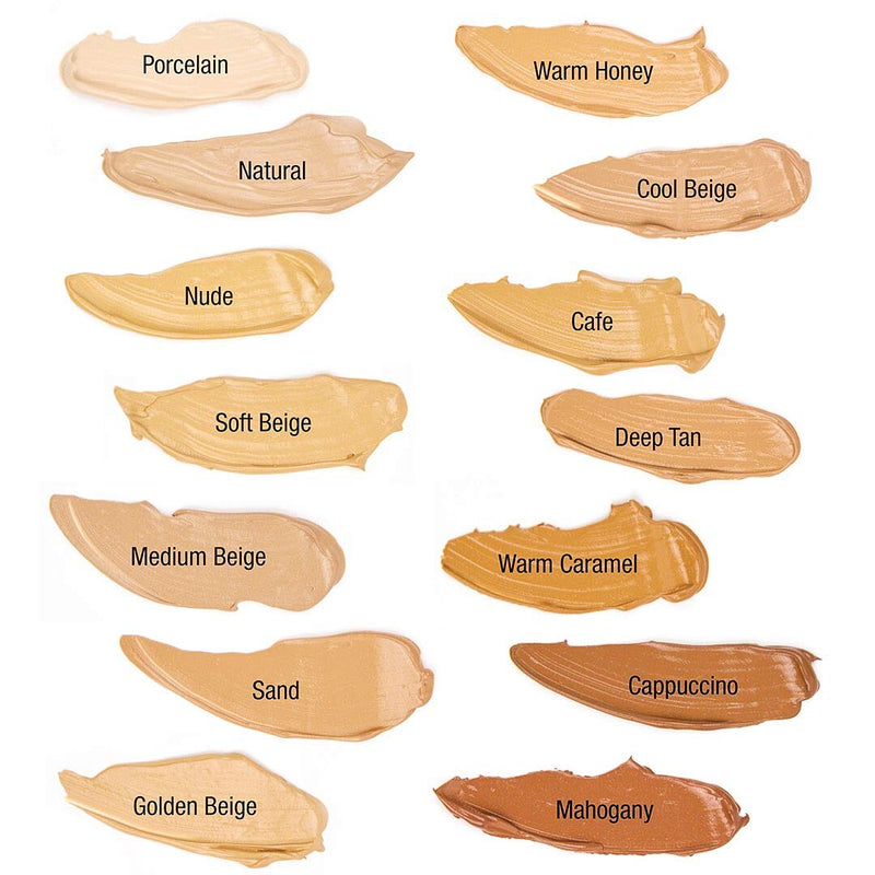 L.A. COLORS Truly Matte Foundation, Porcelain, 1.35 Fl. Oz. L.A. COLORS