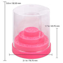 PANA Nail Drill Bit Holder Stand Display Organizer- Dust Proof Storage Container Box Case Tools for Home Use or Nail Salon - (48 Holes, Pink) PANA