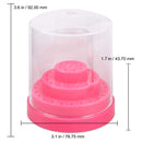 PANA Nail Drill Bit Holder Stand Display Organizer- Dust Proof Storage Container Box Case Tools for Home Use or Nail Salon - (48 Holes, Pink) PANA