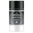 Crystal Magnesium Solid Stick Natural Deodorant, Non-Irritating Aluminum Free Deodorant for Men or Women, Safely and Effectively Fights Odor, Baking Soda Free, Charcoal & Tea Tree, 2.5 oz CRYSTAL Deodorant