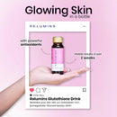Relumins Glutathione Drink - Helps Promote Brighter and Firm Skin, Boosts Collagen Content, Moisture for a Younger Looking Skintone - Pomegranate Flavor, 50mL x 10 Gluta Shot Bottles Infinity Warehouse