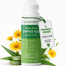 Vigority 99.9% Pure DMSO Roll-On Gel - Premium Skin Conditioning Cream with Aloe Vera, Magnesium, MSM & Botanical Extracts - Fast-Absorbing, Non-Greasy Daily Skin Care - 3.53 oz (100g) Infinity Warehouse