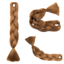 24 Inch Ombre Jumbo Braiding Hair Extensions Jumbo Braid Hair Ombre Long Jumbo Braids For Box Twist Braid Crochet Hair High Temperature Fiber 3 Tone Colored ( 5 Bundles, Light Auburn ) S-noilite
