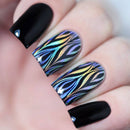 Whats Up Nails - B002 Water Marble to Perfection Stamping Plate for Nail Art Design Whats Up Nails