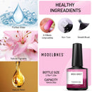 Modelones Mood Gel Nail Polish Set- Colors Collection Temperature Color Changing Gel Long-Lasting Glitter Nail Varnish Long Lasting Soak Off U V LED Lamp Manicure for Nail Art 6 Pcs 10 ml modelones Store