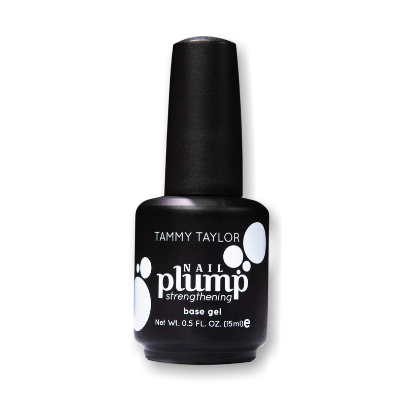 Tammy Taylor Nail Plump | Nail Growth Treatment for Strong, Healthy Natural Nails | Brush-On Nail Strengthener Base Coat Gel | Helps Prevent Nail Biting, Breakage and Brittle Nails Tammy Taylor
