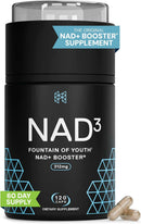 HPN NAD3 Clinical NAD+ Booster, Cellular Health & Natural Energy - NAD Supplement for Healthy Aging, Metabolic Support, NRF2 & Longevity, Nicotinamide Riboside & NMN Alternative, 240ct, 120-Day Supply Infinity Warehouse