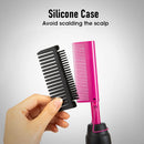 Electric Hot Comb for Wigs,Hot Comb Electric, Straightening Comb,Pink Hot Comb, Plug in Hot Comb,Hot Comb Hair Straightener for Black Hair,Hot Hair Comb for Hair LEEONS