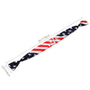 Sea Team 3-Pack of the Stars and Stripes Retro Wire Headbands Stylish Chiffon Bowknot Twist Bunny Ears Head Wrap Bandeau Hair Ribbon Star-Spangled Banner American Flag Hairbands for Women and Girls Sea Team