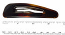 Parcelona French CLIC CLAC 2 Pieces Extra X- LARGE 3 1/4 Inch Tortoise Shell Snap Hair Clip Pins Parcelona